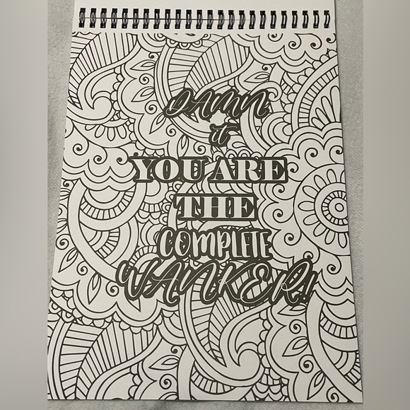 Adult Profanity Coloring Book - Picture 3 of 4